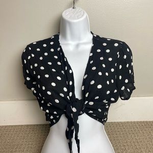 Short sleeve crop top